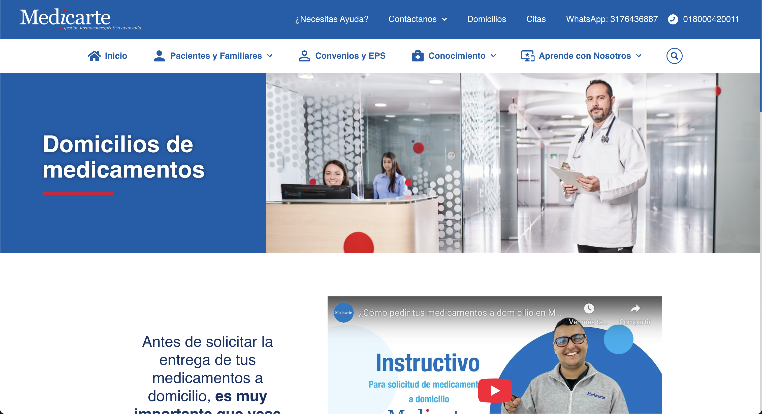 Atención domiciliaria